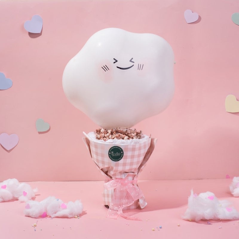 BB Cute Balloon Fresh Flower (Klang Valley Delivery Only)