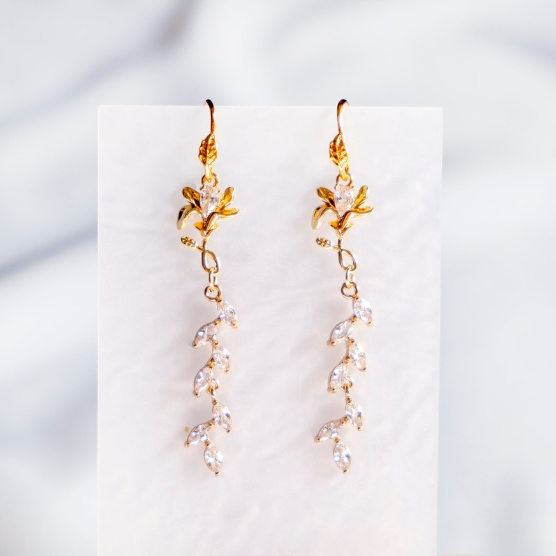 Blossom Lily Cascade Earring (Nationwide Delivery)
