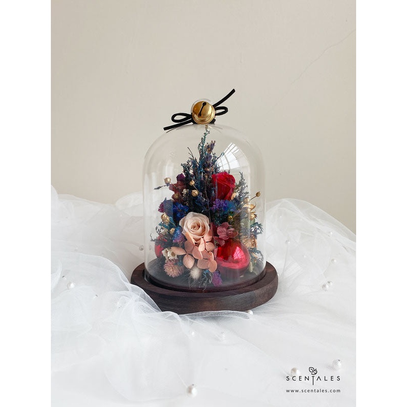 Christmas 2024 Scentales Resilience Dried Flower Bell Jar | (Klang Valley Delivery)