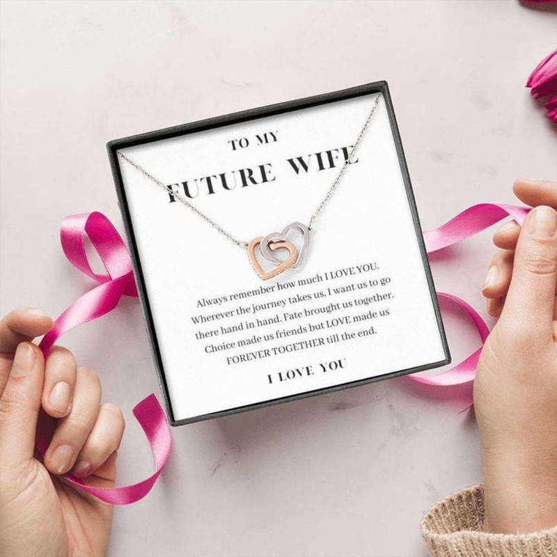 Girlfriend Necklace, Future Wife Necklace, To My Future Wife Necklace, Forever Together, Sentimental Gift For Bride From Groom