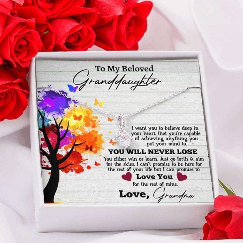 Granddaughter Necklace, My Beloved Granddaughter Necklace, Granddaughter Gift