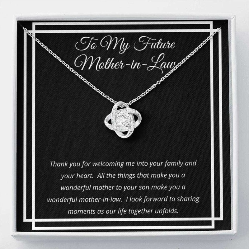 Mother-In-Law Necklace, Mother Of Groom Necklace Gift From Bride, Gift For Bonus Mom, Mother In Law