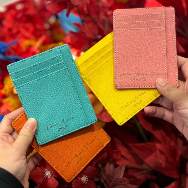 Personalised Leather Cardholder