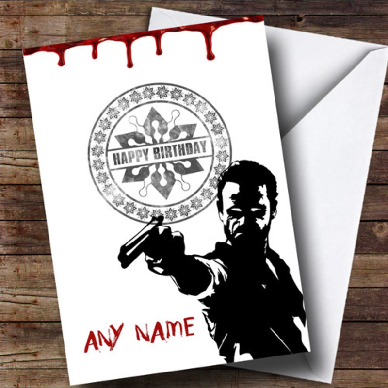 The Walking Dead Rick Twd Birthday Personalised Card – The Card Zoo