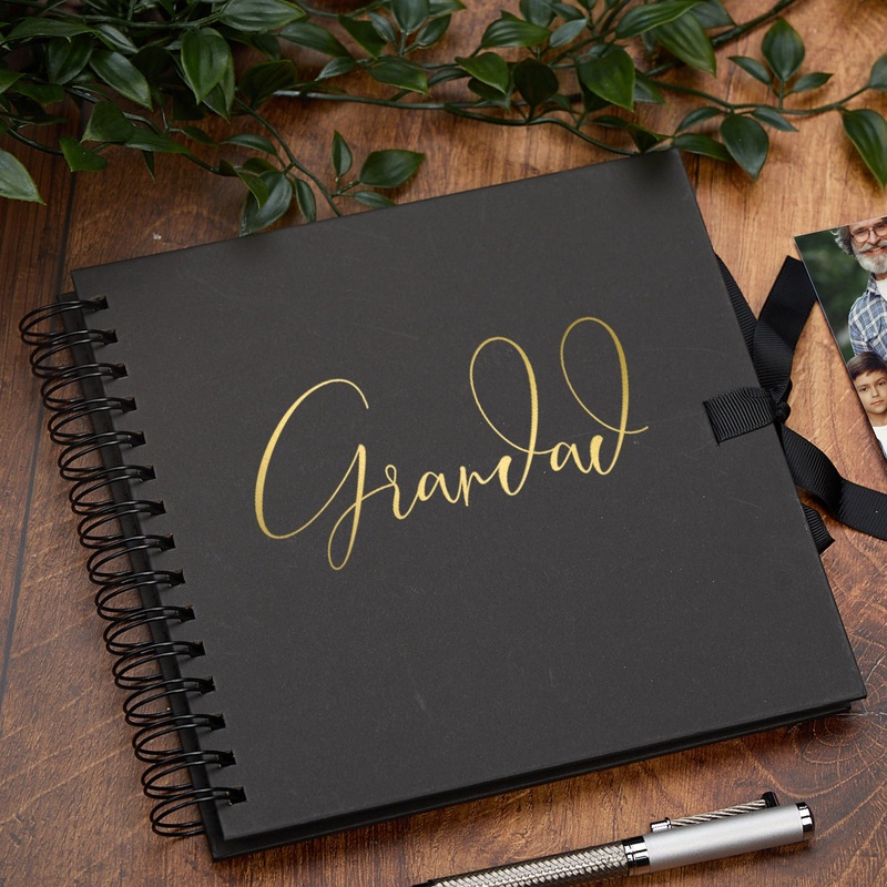 Multiple Colours Gift For Grandad Scrapbook Photo Album Memory Book
