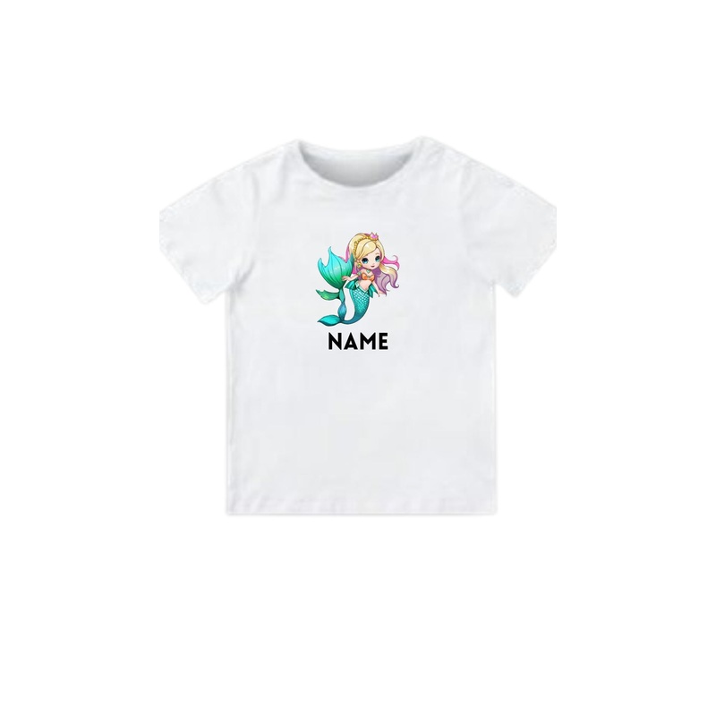 Personalised Romper / Kids Tee – Anime Mermaid (Nationwide Delivery)