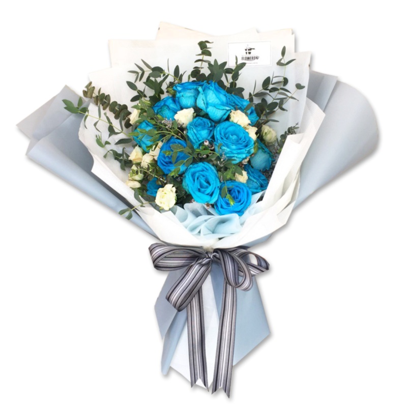 (Self pick up/Klang Valley Delivery) Blue Rosella Flower Bouquet