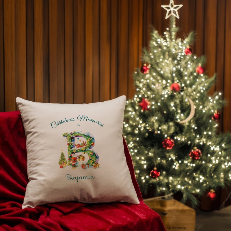 Personalised Christmas Cushion Gift With Santa’s Letter Design