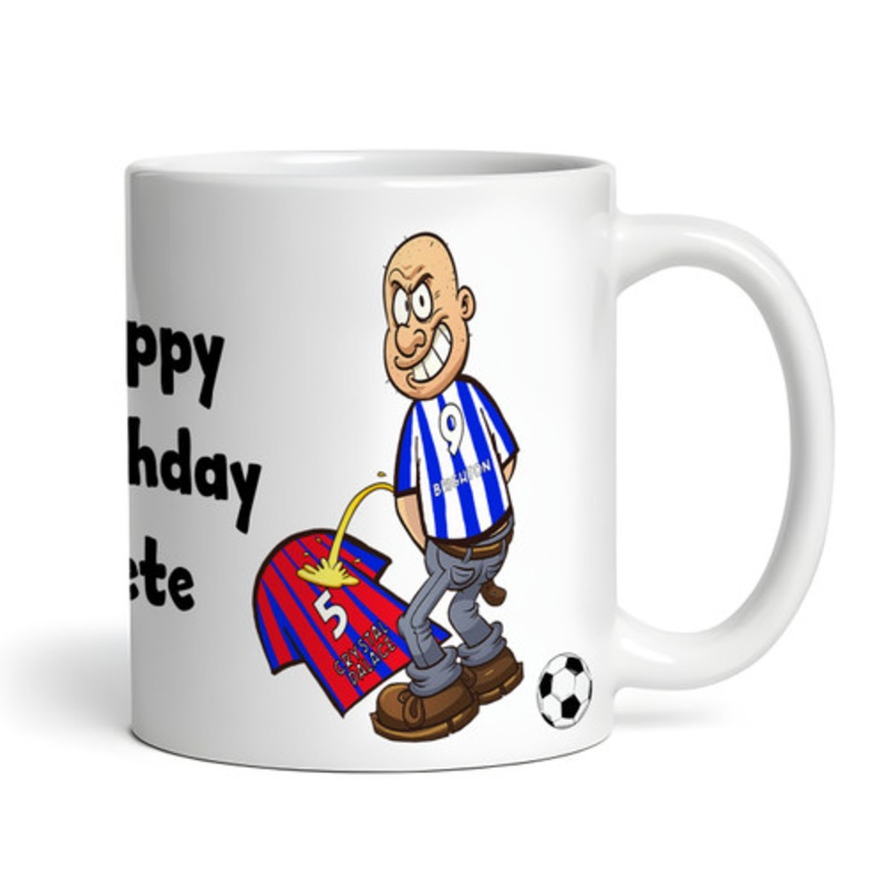 Brighton Weeing On Crystal Palace Funny Football Gift Team Personalised Mug – The Card Zoo
