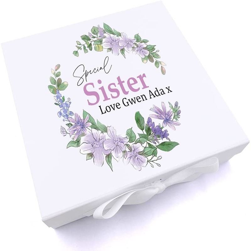 Personalised Special Sister Keepsake Memory Box Gift