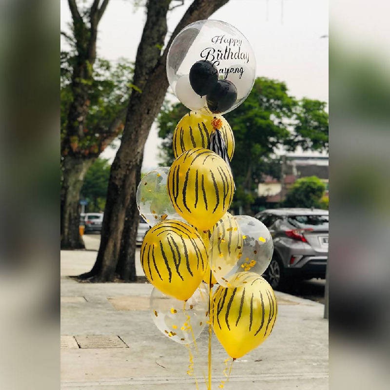 Safari Bubble Bouquet|Helium  9hours|HiFloat  40hours