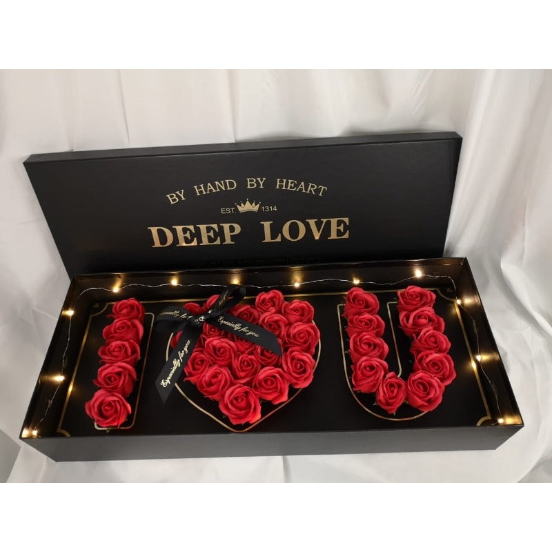 Valentine’s Day 2023 Deep Love Red Soap Roses (Soap Flower) (Klang Valley Delivery Only)