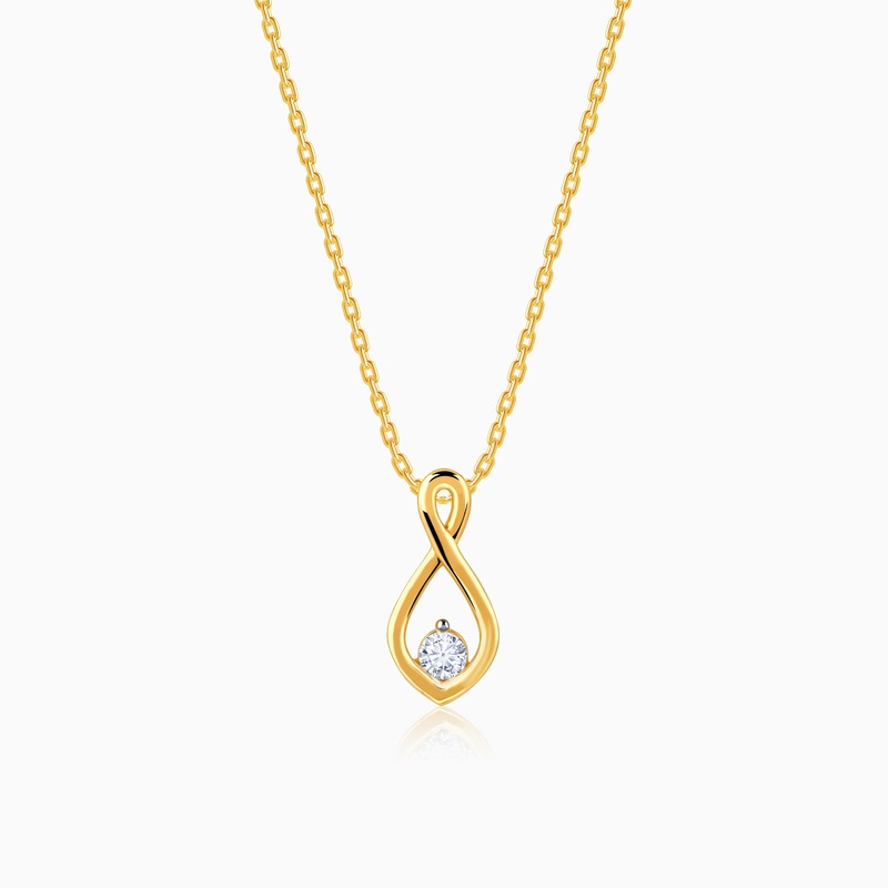 Gold Exciting Sparkle Diamond Pendant