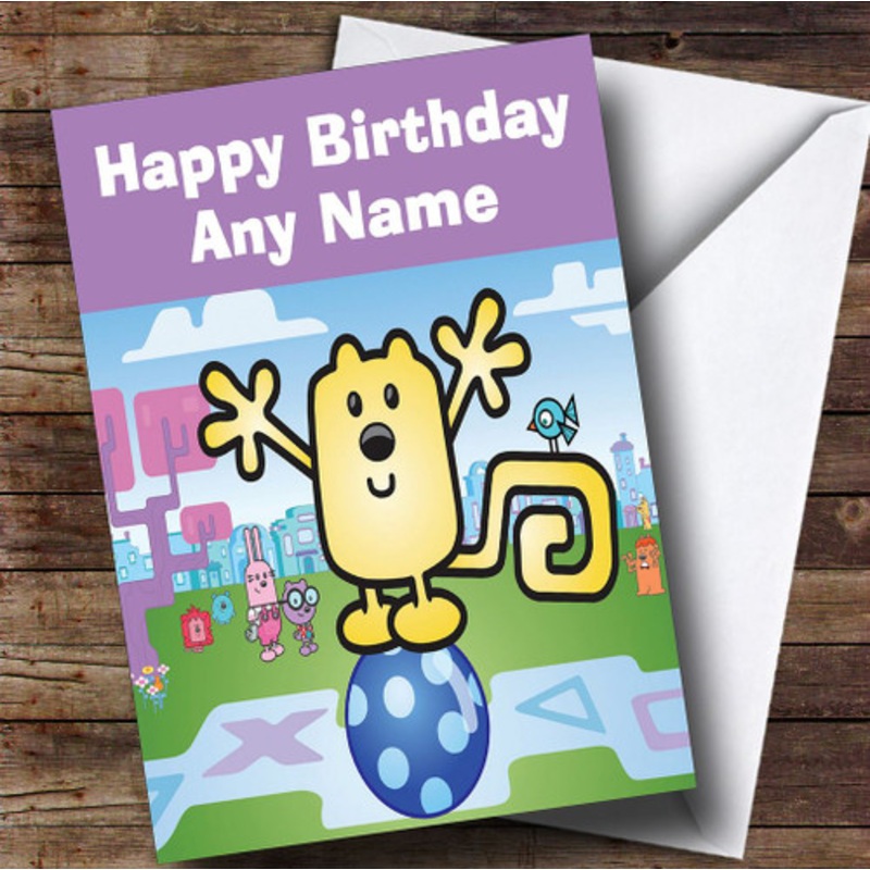 Wow Wow Wubbzy Personalised Children’s Birthday Card – The Card Zoo