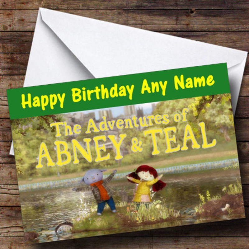 Abney and Teal Personalised Birthday Card – The Card Zoo