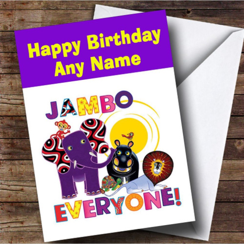 Tinga Tinga Tales Personalised Children’s Birthday Card – The Card Zoo