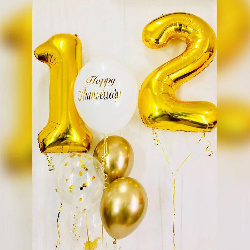 Golden Anniversary With Numbers