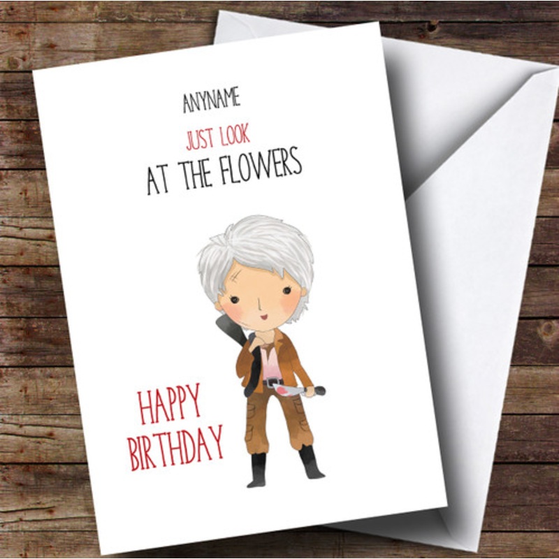 The Walking Dead Carol Birthday Personalised Card – The Card Zoo