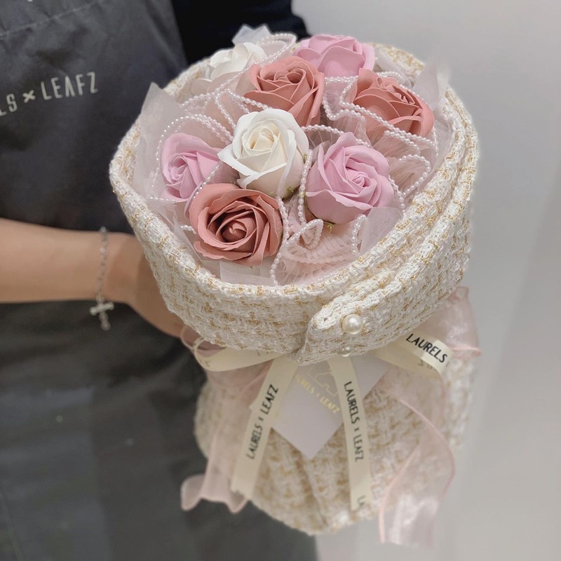 520 Classic Sweet Rose Artificial Soap Bouquet (Johor Bahru Delivery Only)