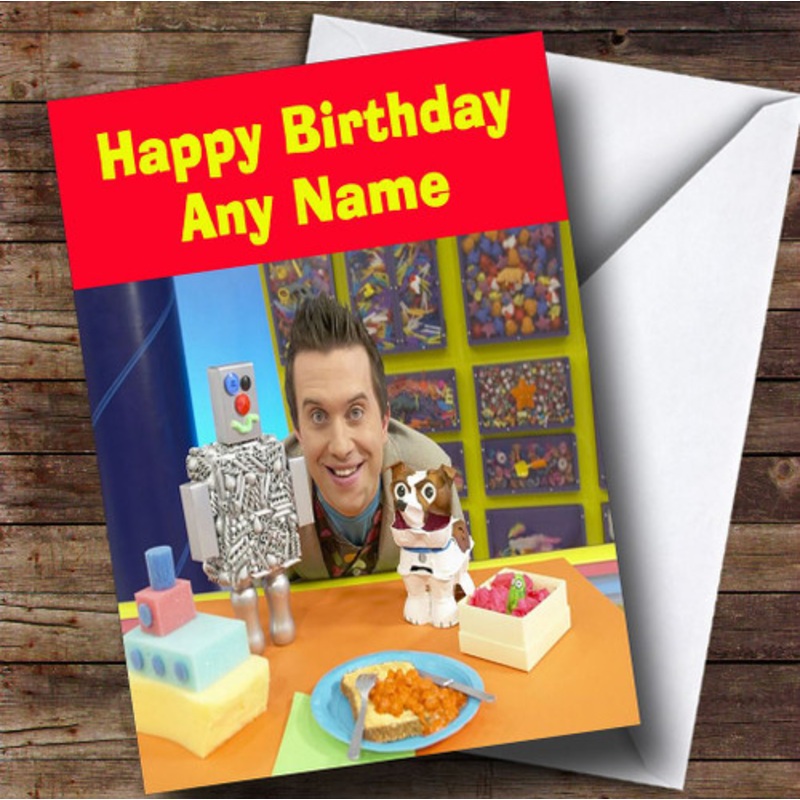Mister Maker Red Personalised Children’s Birthday Card – The Card Zoo