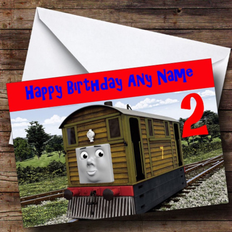 Toby Thomas The Tank Engine Personalised Birthday Card – The Card Zoo