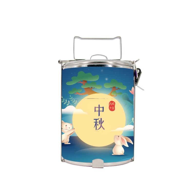 BDARI Tiffin Carrier – Mid Autumn Blooming Flower (Nationwide Delivery)