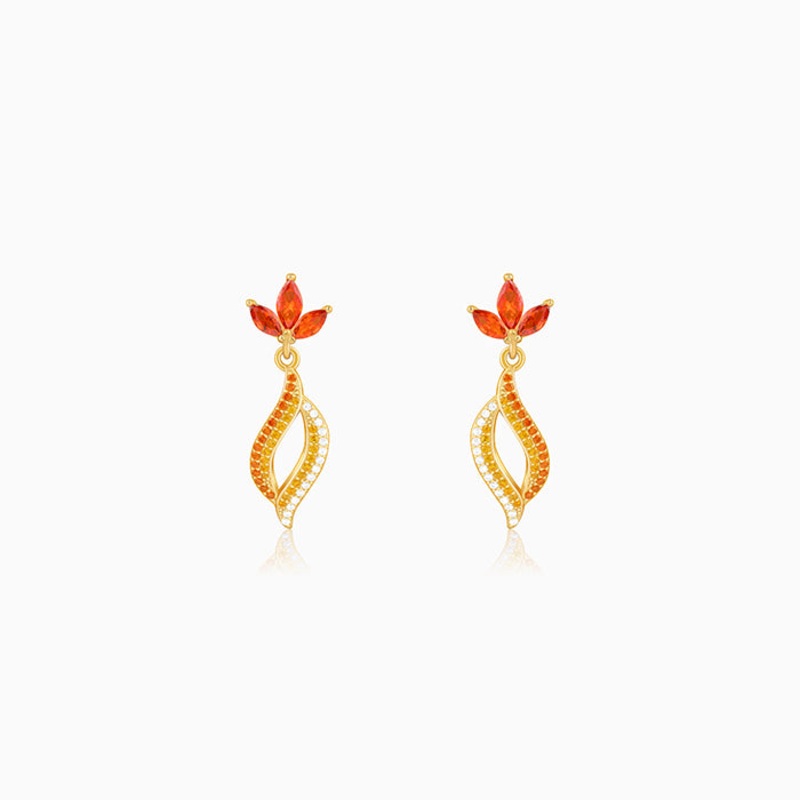Golden Minerva Earrings