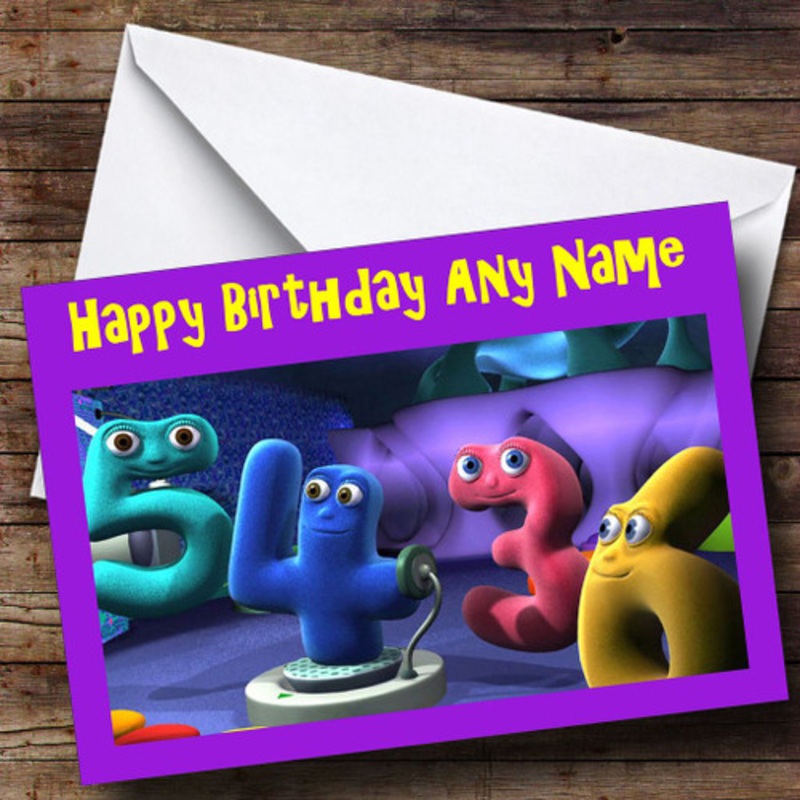 The Numberjacks Personalised Birthday Card – The Card Zoo