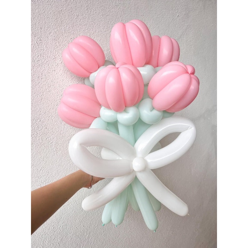 Tulip Balloon Flower Bouquet (Klang Valley Delivery Only)