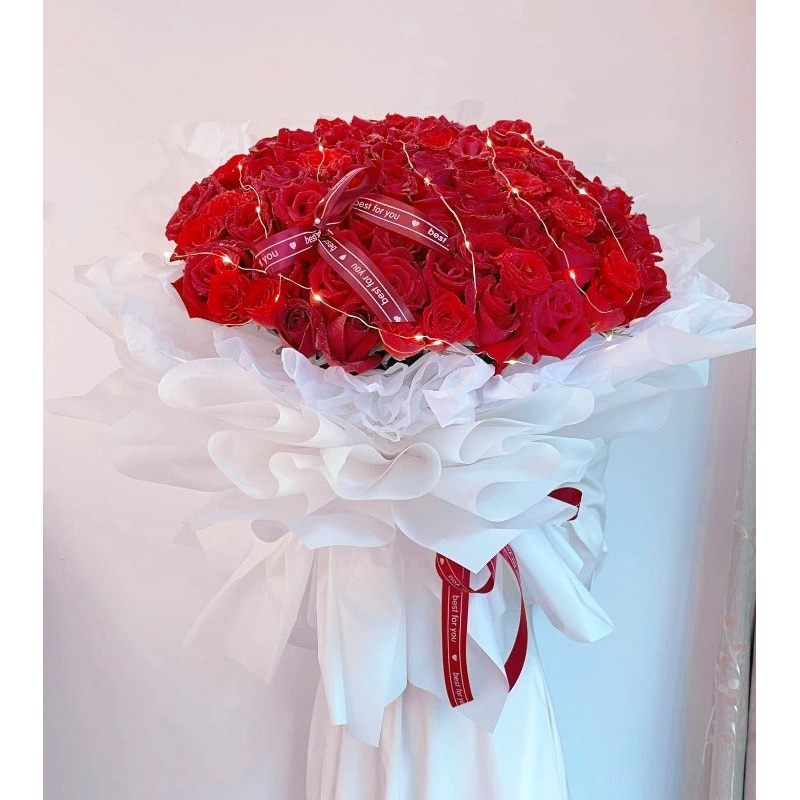 100 Rose (Fresh Flower) (Penang Delivery Only)