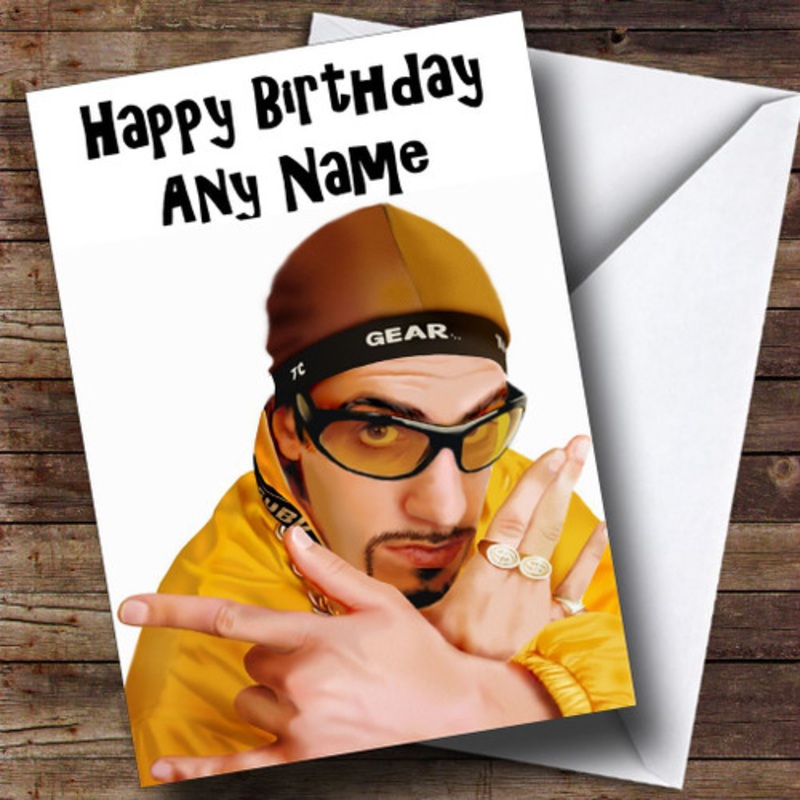 Ali G Personalised Birthday Card – The Card Zoo