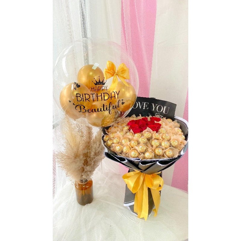 Giant Ferrero Rocher Bouquet (Penang Delivery only)