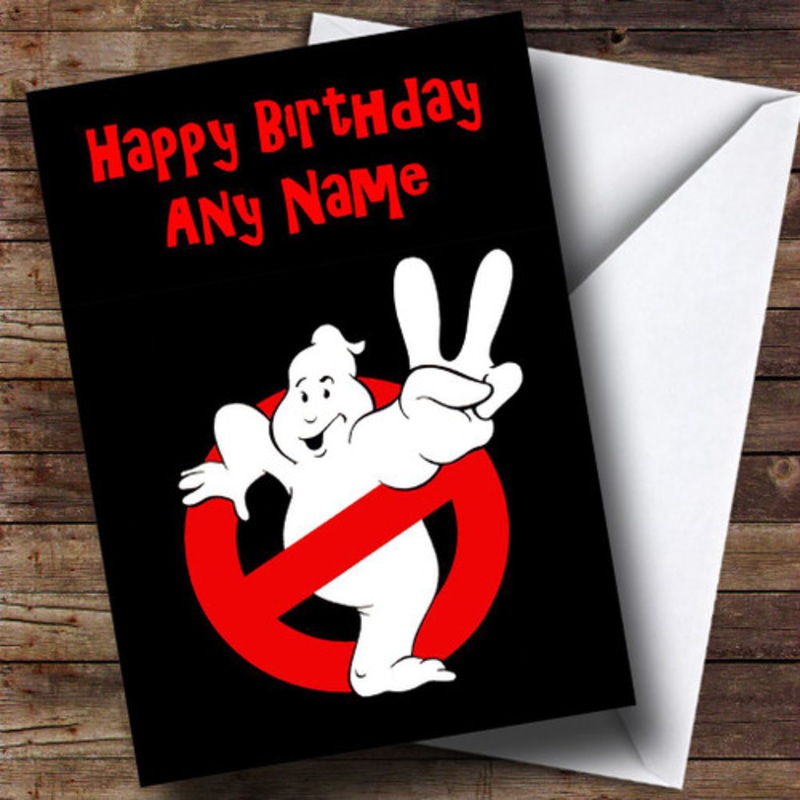 The Ghostbusters Personalised Birthday Card – The Card Zoo