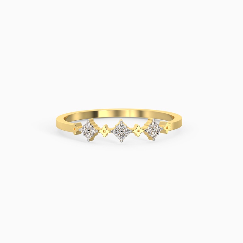 Gold Blushing Beauty Diamond Ring