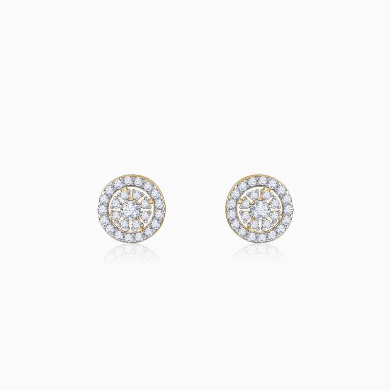 Gold After Glow Lab Grown Diamond Earrings