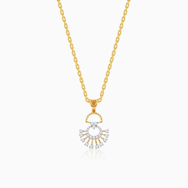 Gold Serene Moments Lab Grown Diamond Pendant