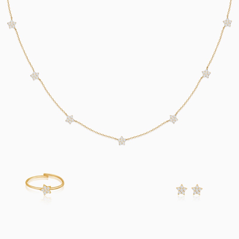 Golden Star Constellation Set