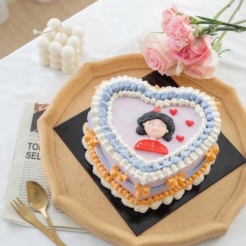 Mama’s Vintage Heart Cake (Klang Valley Delivery)