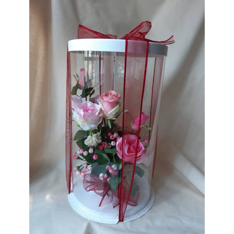 Elegant Artificial Rose Tower Gift (Klang Valley Delivery)