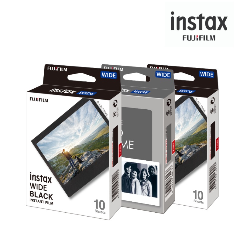 Fujifilm Wide Film 10S Assorted Pattern Film (Set Of 3) | (Nationwide Delivery)