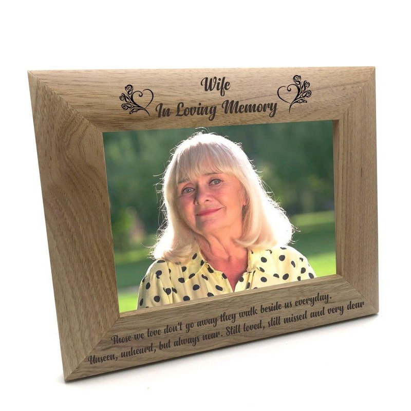 Wife Memorial Remembrance Photo Frame