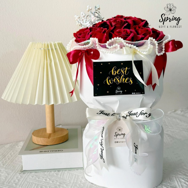 Ballerina Rose Artificial Soap Flower Bouquet (Klang Valley Delivery Only)