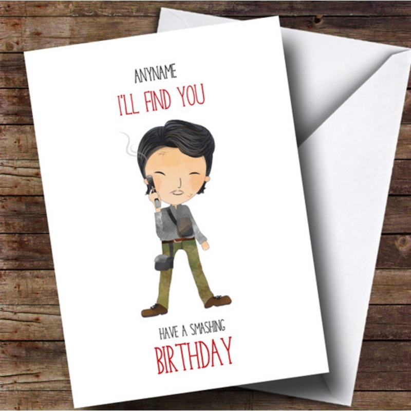 The Walking Dead Glen Birthday Personalised Card – The Card Zoo