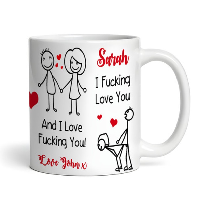 Funny Rude Sexy Gift For Husband Wife Girlfriend Boyfriend Tea Personalised Mug – The Card Zoo