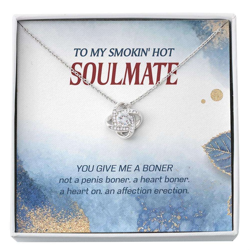 Wife Necklace,To My Smokin Hot Wife Necklace With Message Box Gift For Wife From Husband Love Always, For Women, Necklaces For Wife