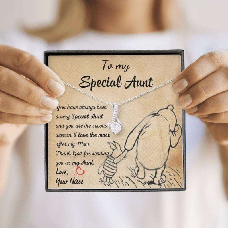 Aunt Necklace, To My Special Aunt Alluring Necklace, Gifts For Auntie From Niece