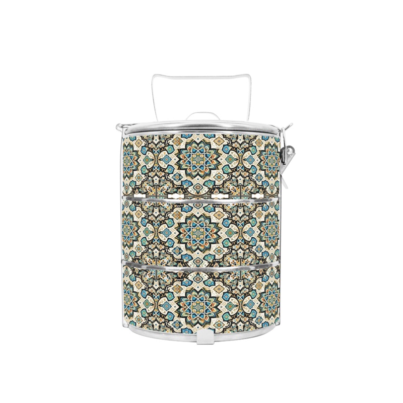 BDARI Tiffin Carrier – Abstract Ornament (Nationwide Delivery)