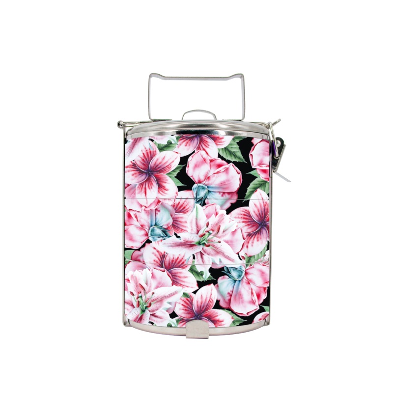 BDARI Tiffin Carrier – Blooming Lily (Nationwide Delivery)
