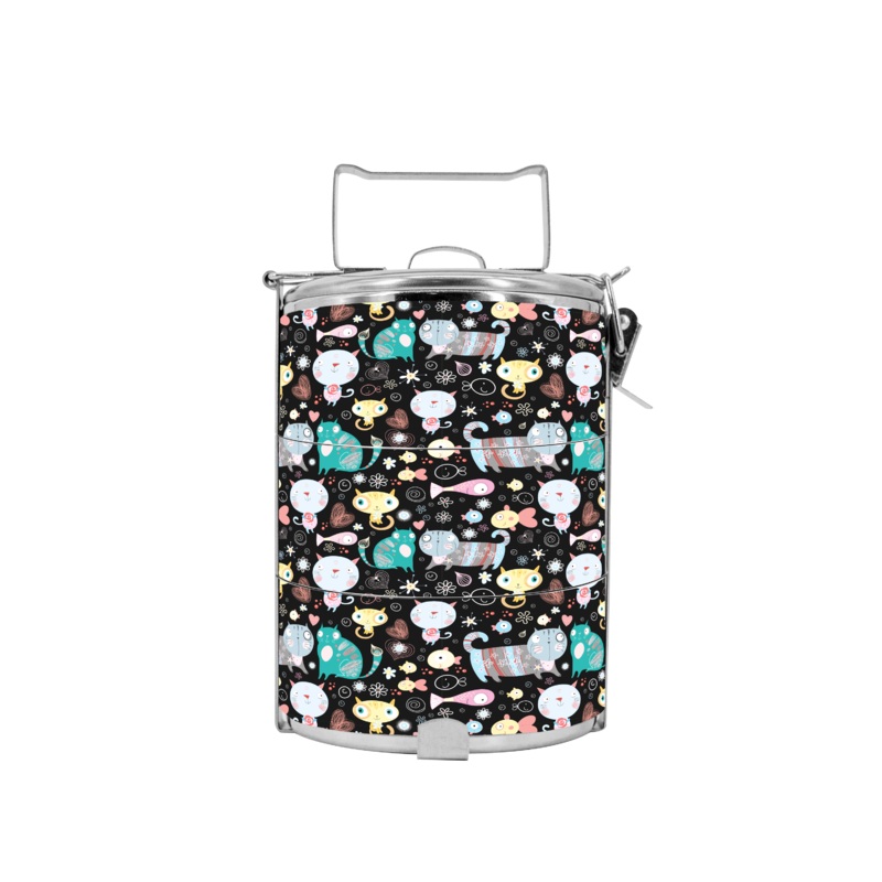 BDARI Tiffin Carrier – Loving Cats (Nationwide Delivery)