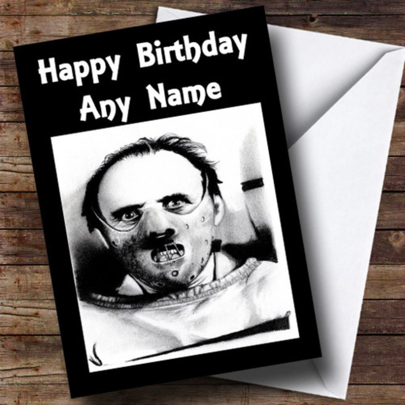 Hannibal Lecter Personalised Birthday Card – The Card Zoo